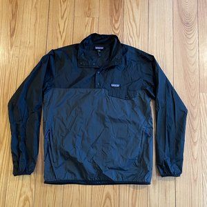 Patagonia Houdini Snap Pullover - Men's Medium - Black/Grey
